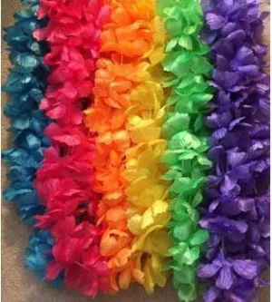 Large Silk 2-Tone Lei