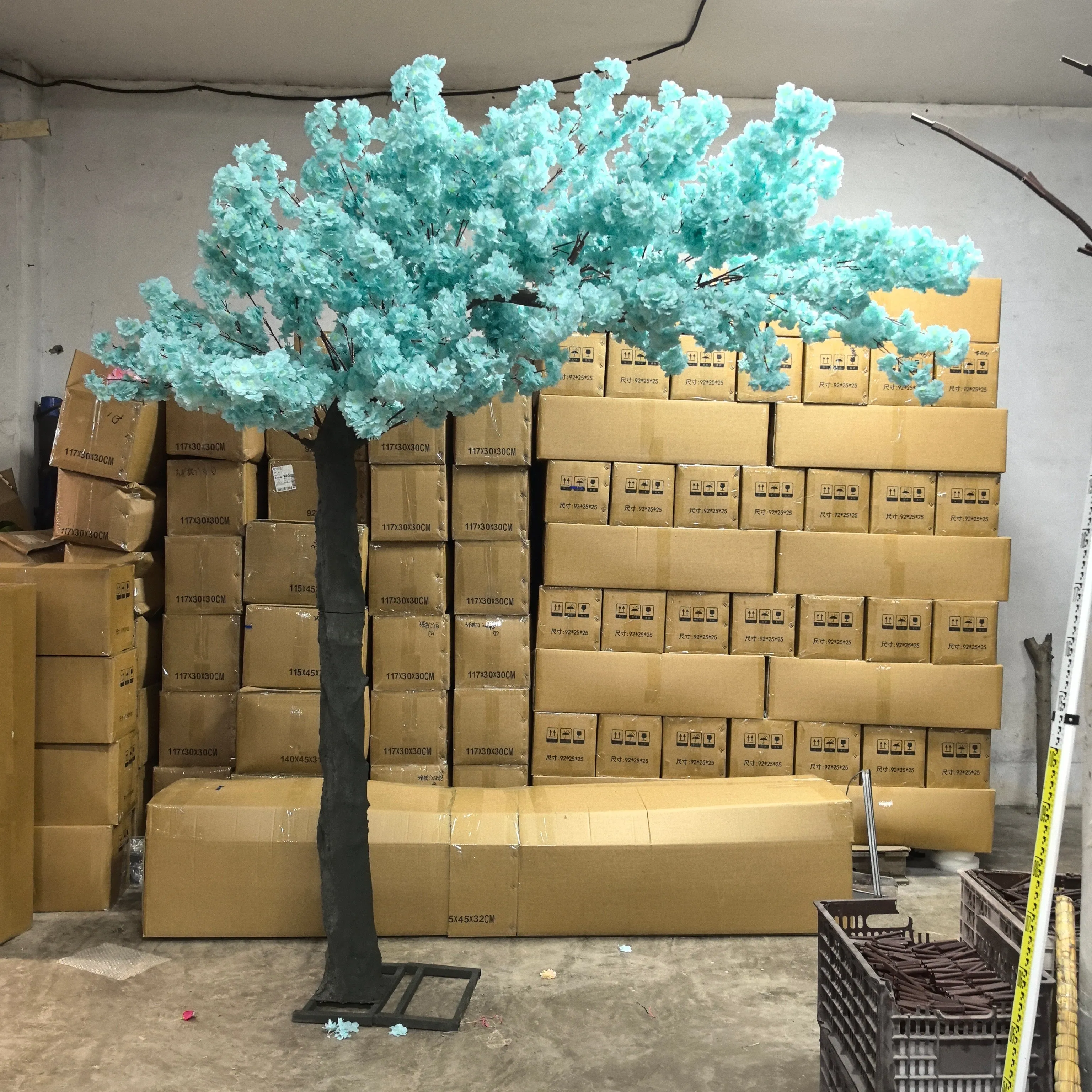 8ft cherry blossom tree rental - Light Blue