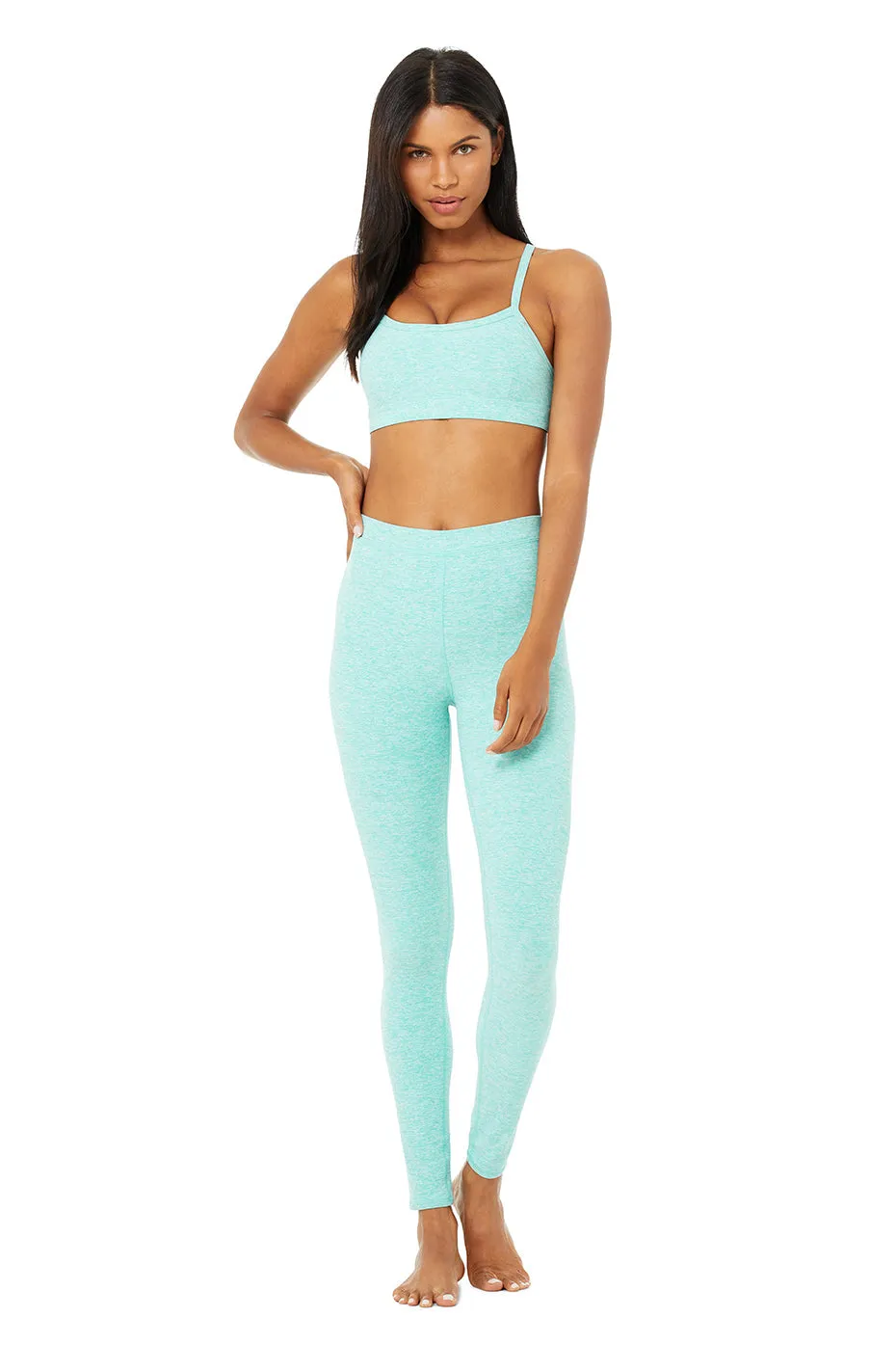 Alosoft Gratitude Bra & High-Waist Alosoft Flow Legging Set