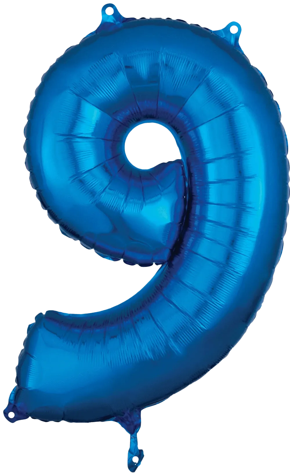 Anagram - 26" Number '9' Mylar Balloon - Blue