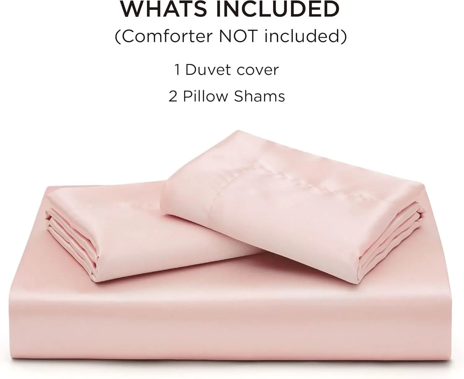 Bedsure Satin Duvet Cover Set