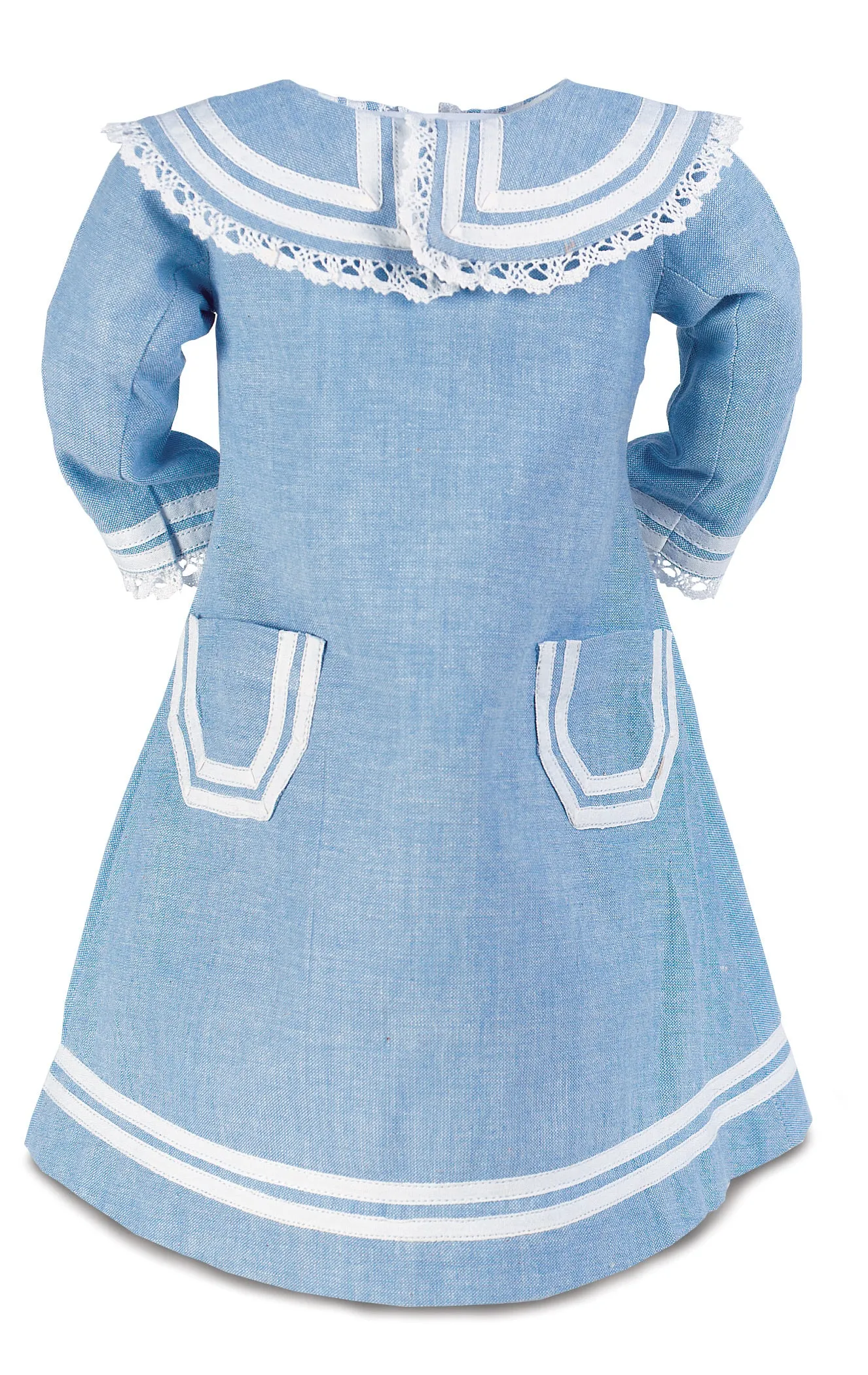 Blue Chambray Princess Dress