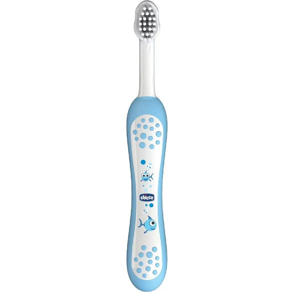 Blue Fish Printed Toothbrush