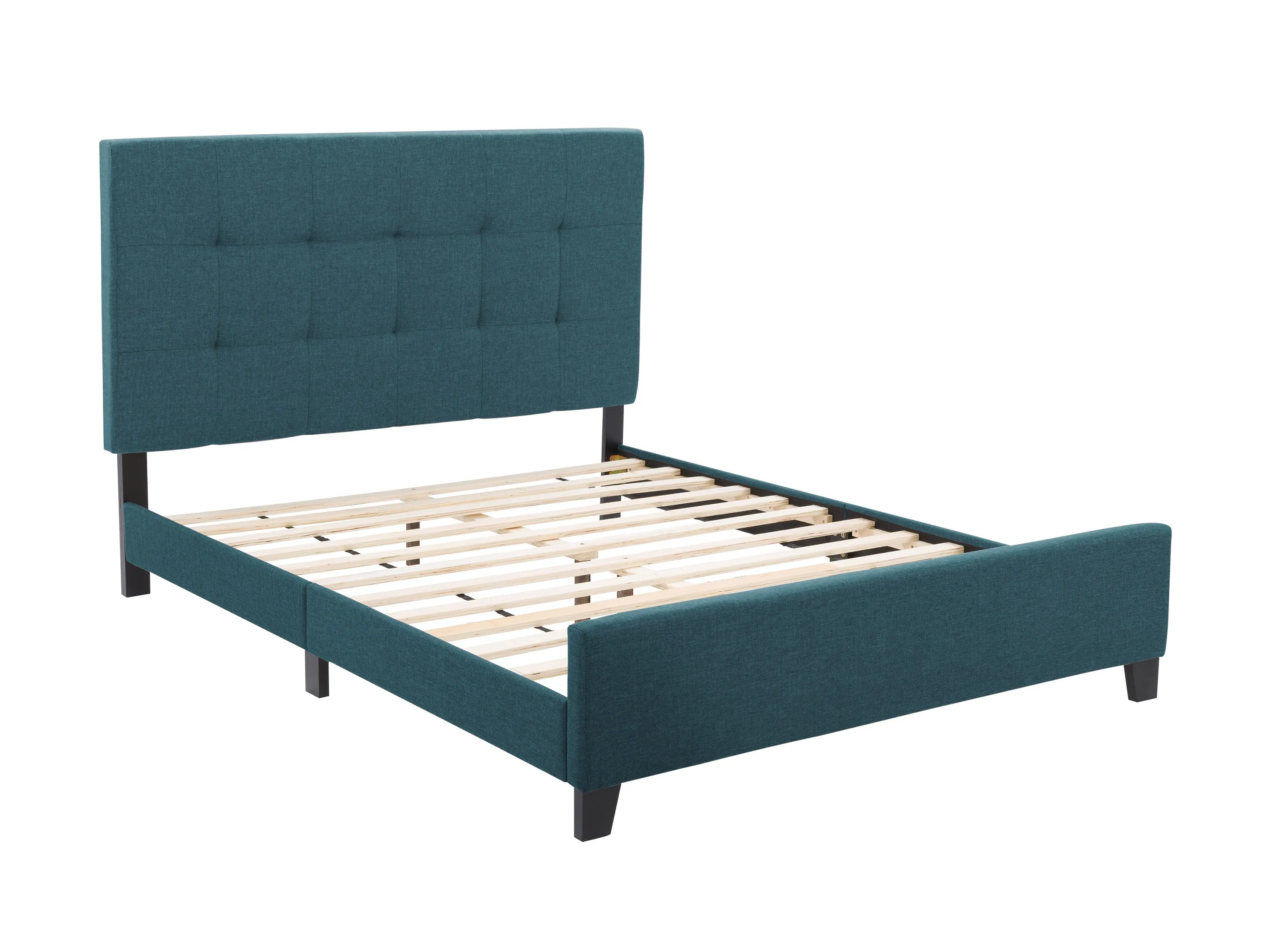 Blue Queen Panel Bed