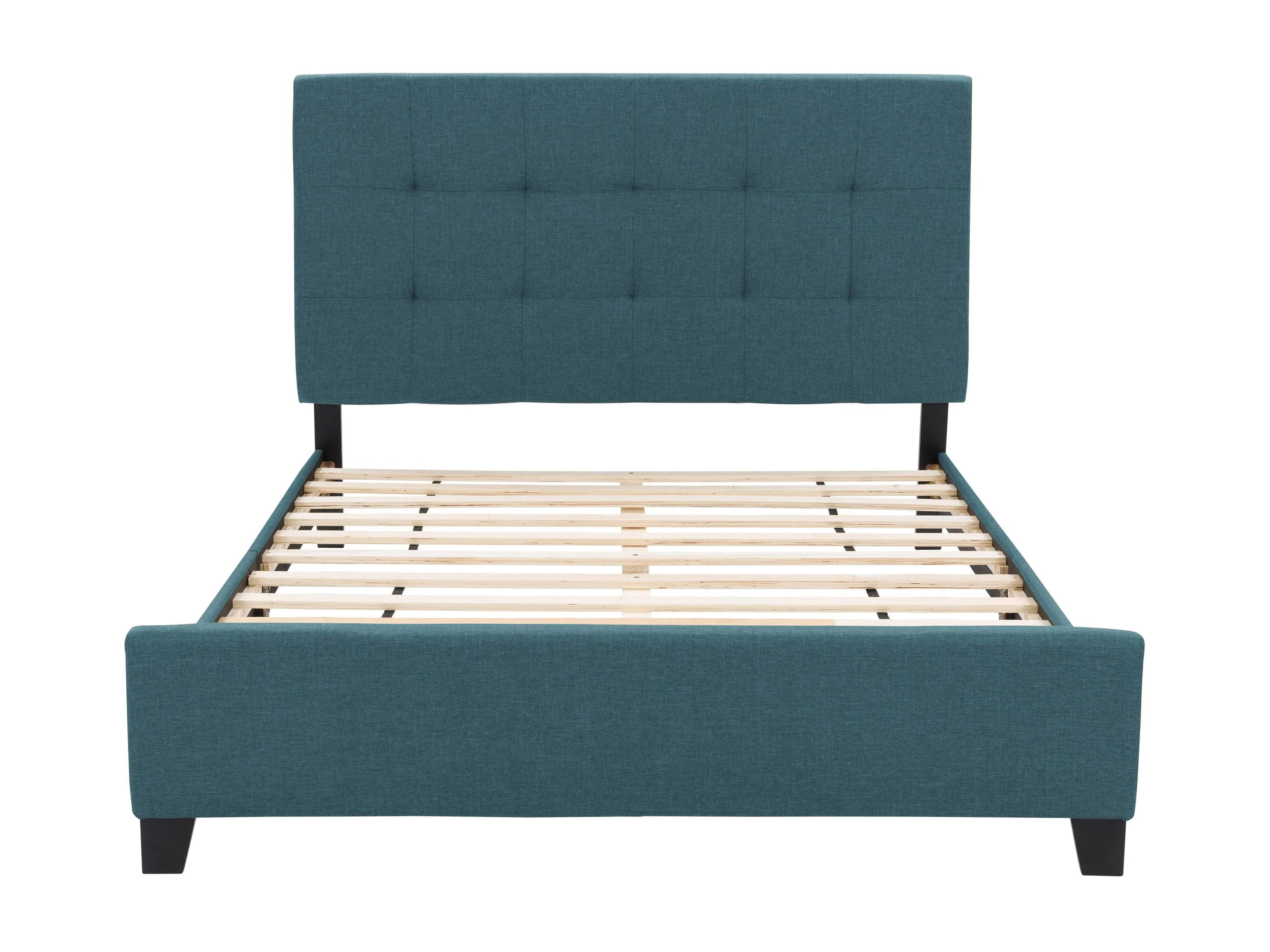 Blue Queen Panel Bed