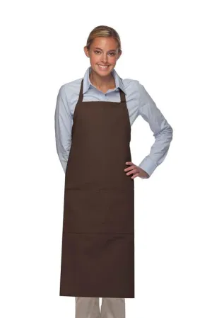 Brown Deluxe XL Butcher Adjustable Apron (2 Pockets)