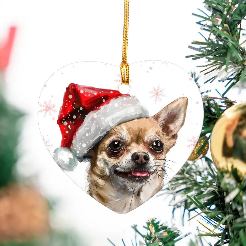 Chihuahua-2 Christmas Ornament