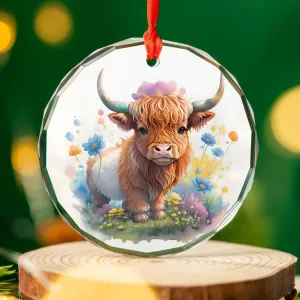 Christmas Ornament Highland Cow Baby (5)