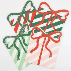 Christmas Present With Bow Lunch Napkins | 16 ct