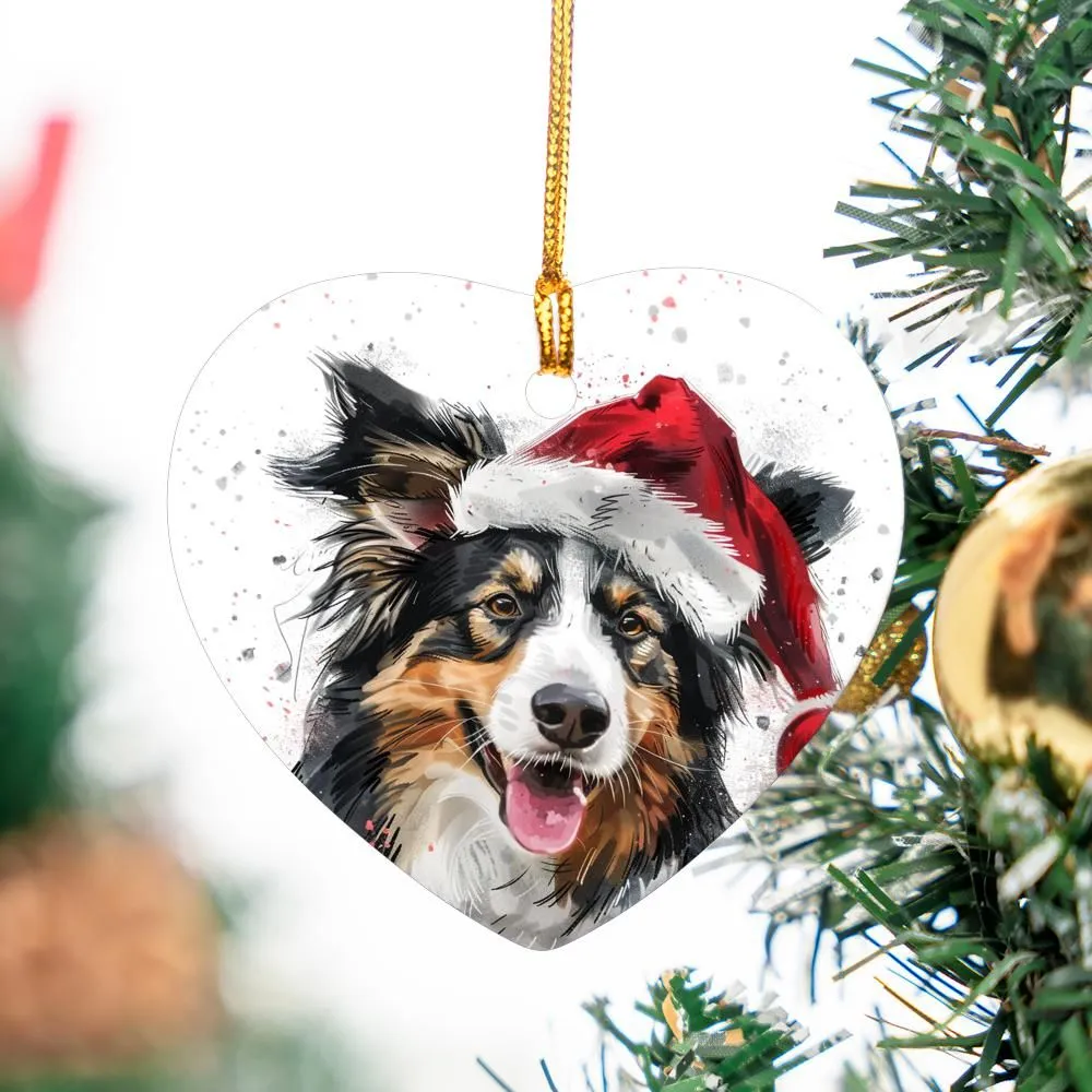 Collie-2 Christmas Ornament