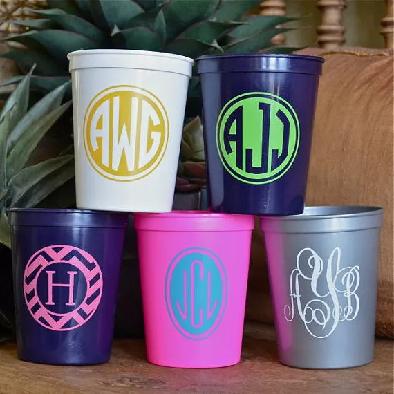 Custom Printed Wedding Stadium Cups