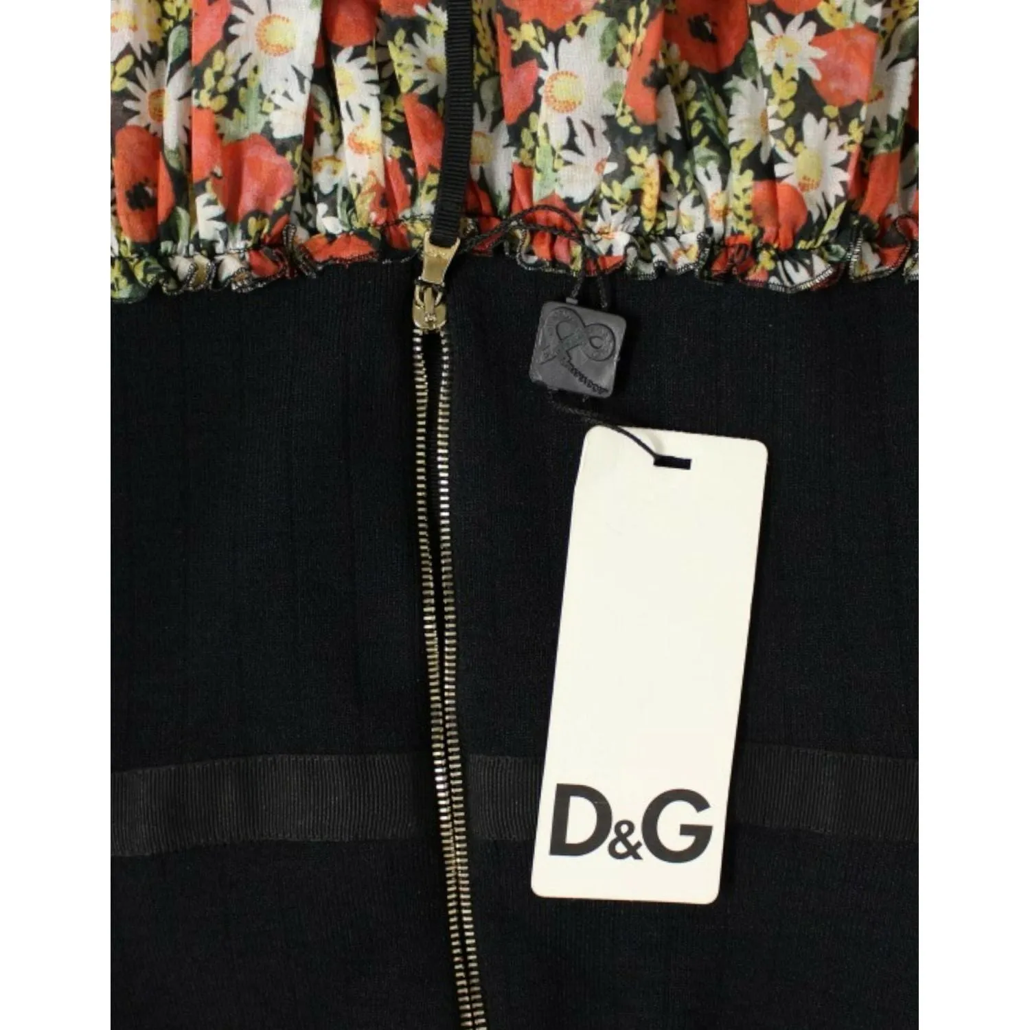 Dolce & Gabbana Elegant Floral Halterneck Bubble Dress