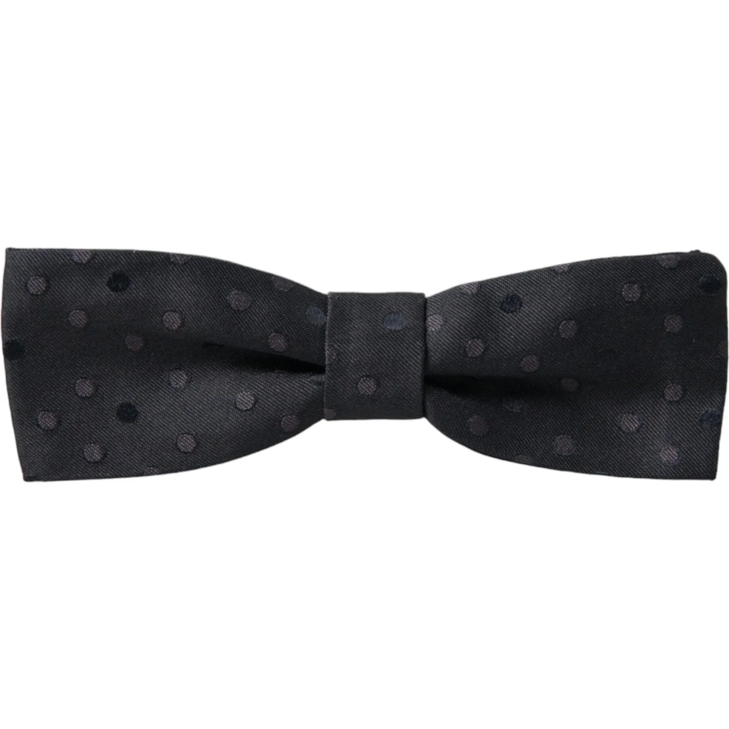 Dolce & Gabbana Opulent Silk Polka Dot Bow Tie for Men