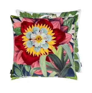 Double sided pillow FLOWERWORKS CAMELIA cotton satin