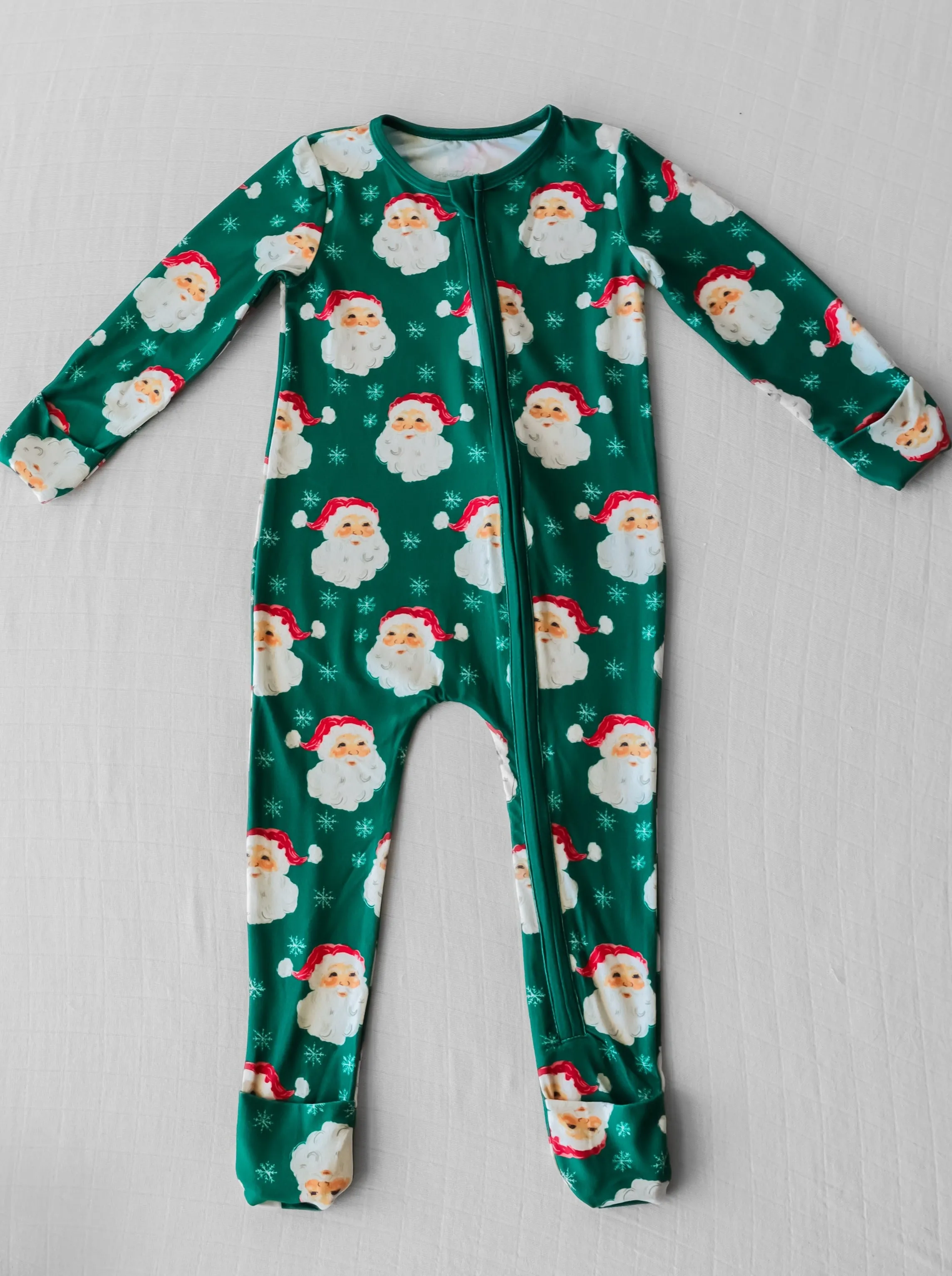 Dreamer Layette - Jolly St Nick in Green