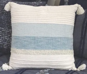 Elegant Large Throw Pillow 22" x 22" for Couch Handloom Woven