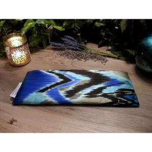 Eye Pillow Southwestern, Native American Indian Print. Charmeuse Satin