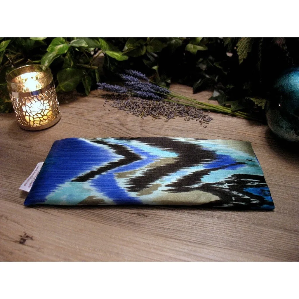 Eye Pillow Southwestern, Native American Indian Print. Charmeuse Satin