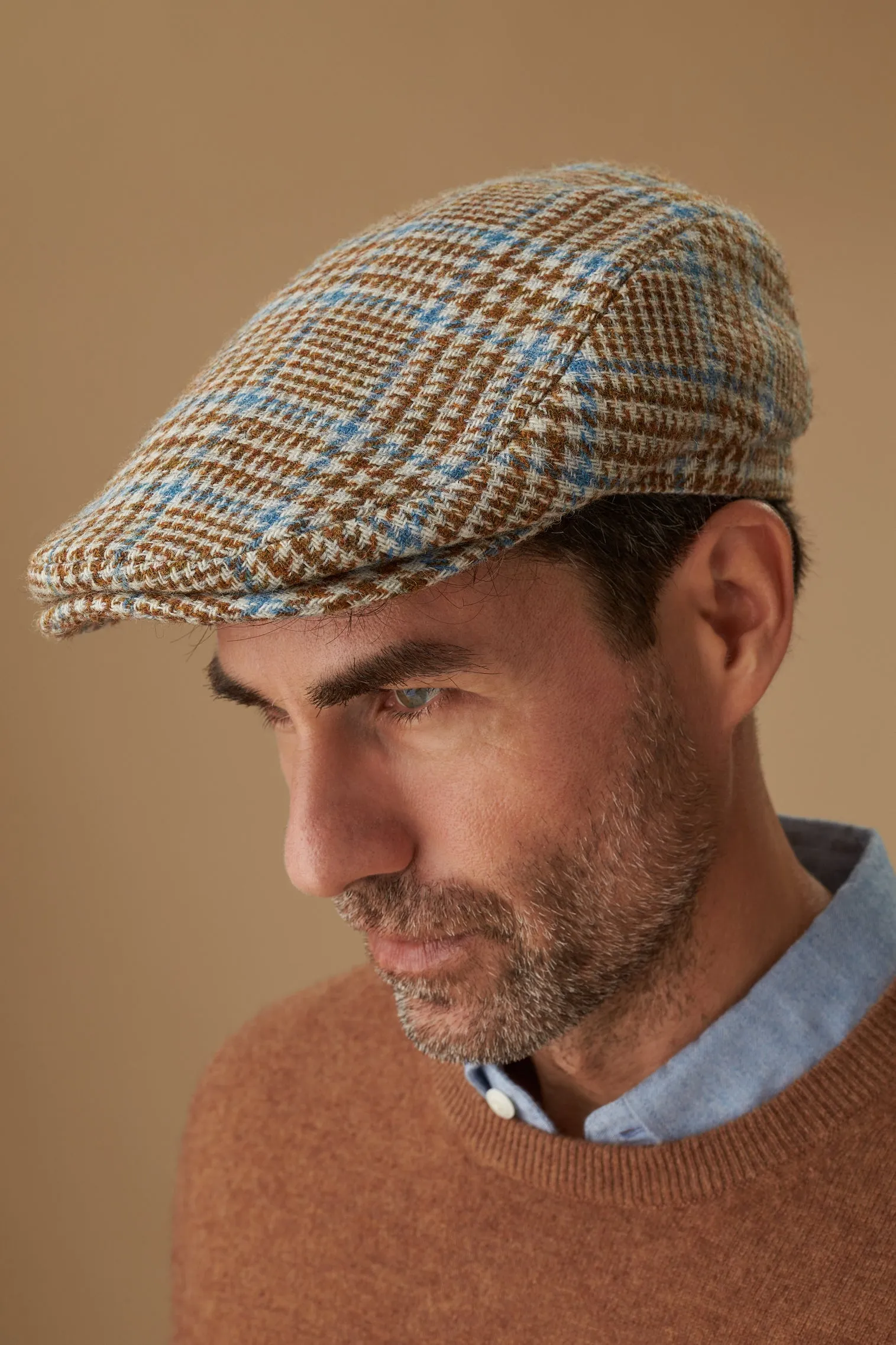 Grosvenor Tweed Flat Cap