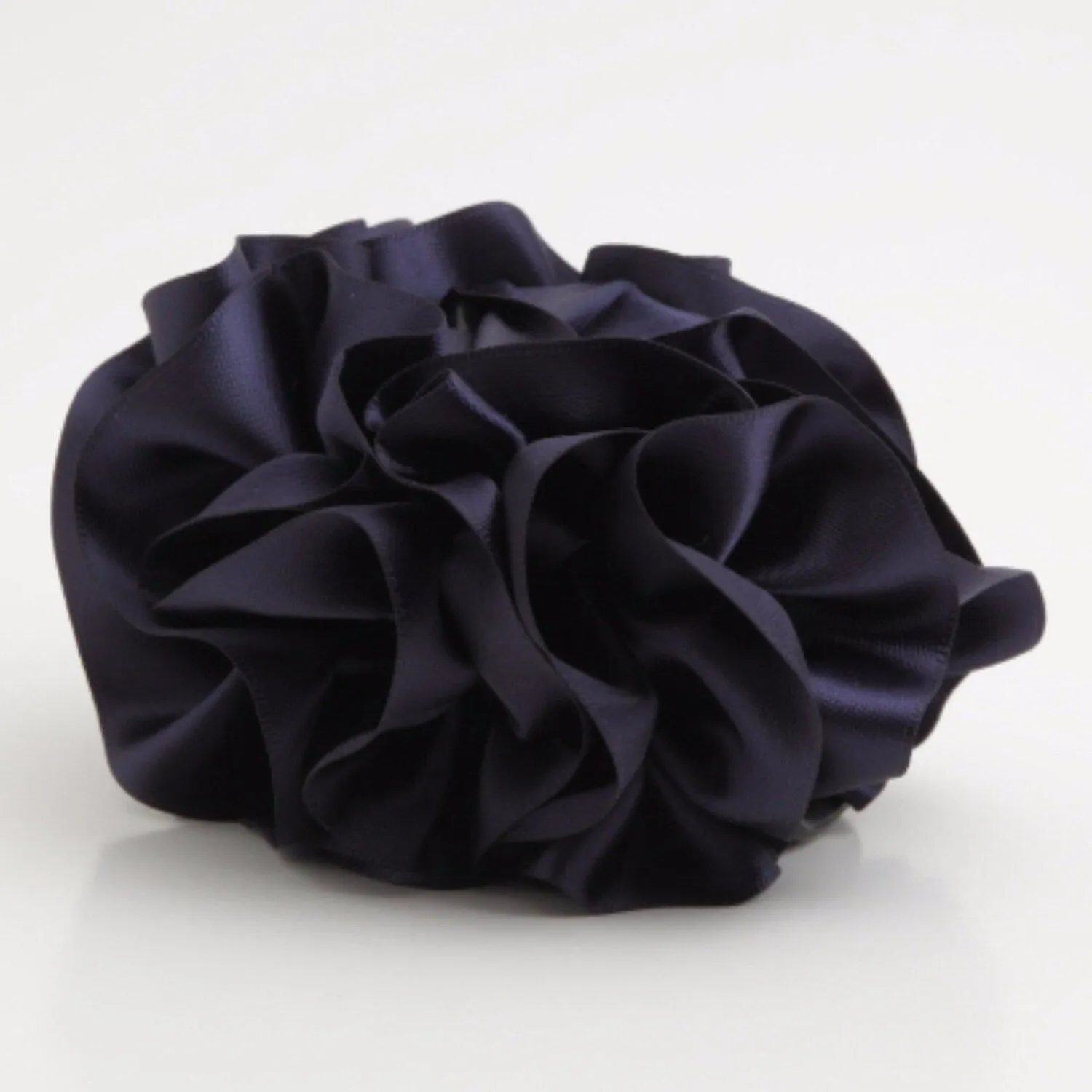 Handmade Ruffle Wave Fabric Flower Hair Jaw Claw Clip Accessories