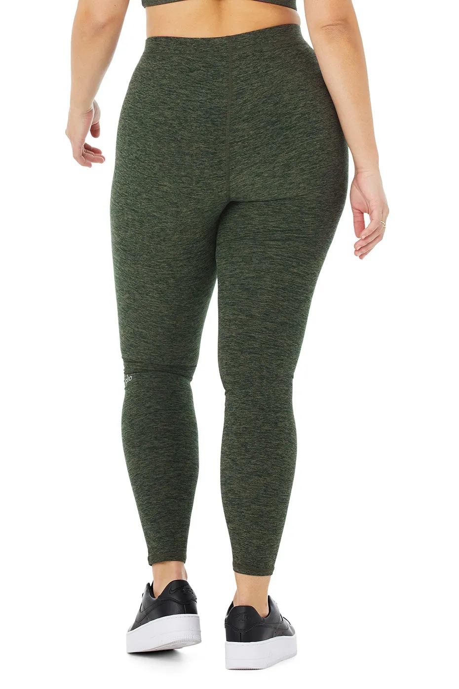 High-Waist Alosoft Flow Legging - Hunter Heather