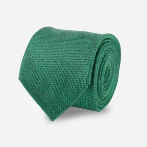 Jet Set Solid Emerald Green Tie