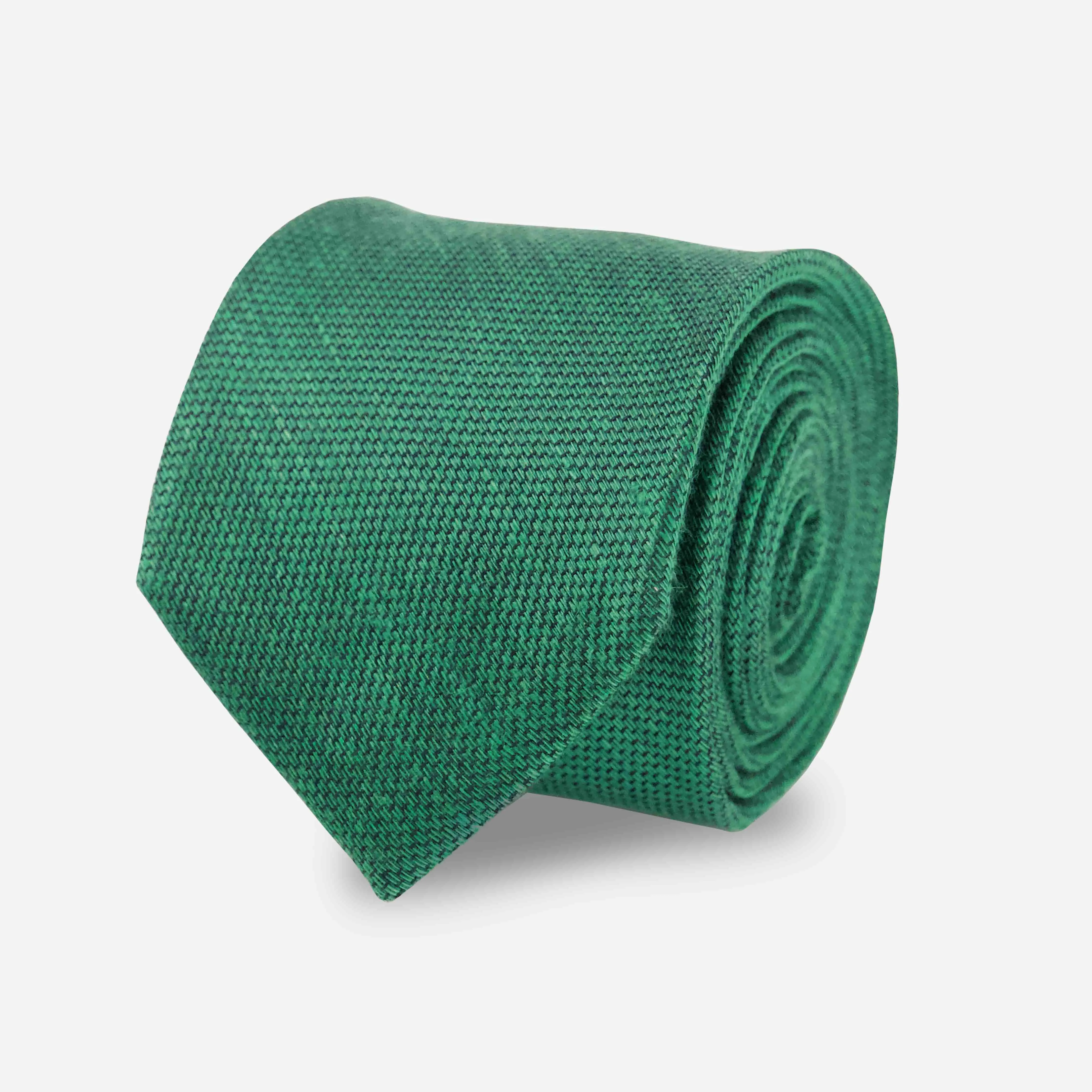 Jet Set Solid Emerald Green Tie