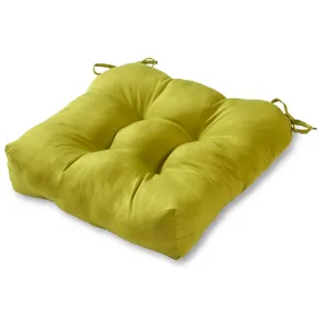 Kensington Garden 20"x20" Solid Outdoor Chair Cushion Kiwi: UV & Water-Resistant, Patio Furniture Comfort