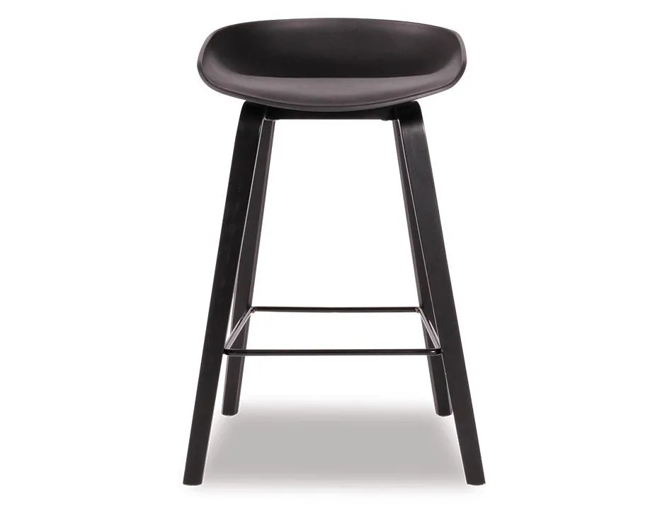 Kobe Stool - Black - Black Shell