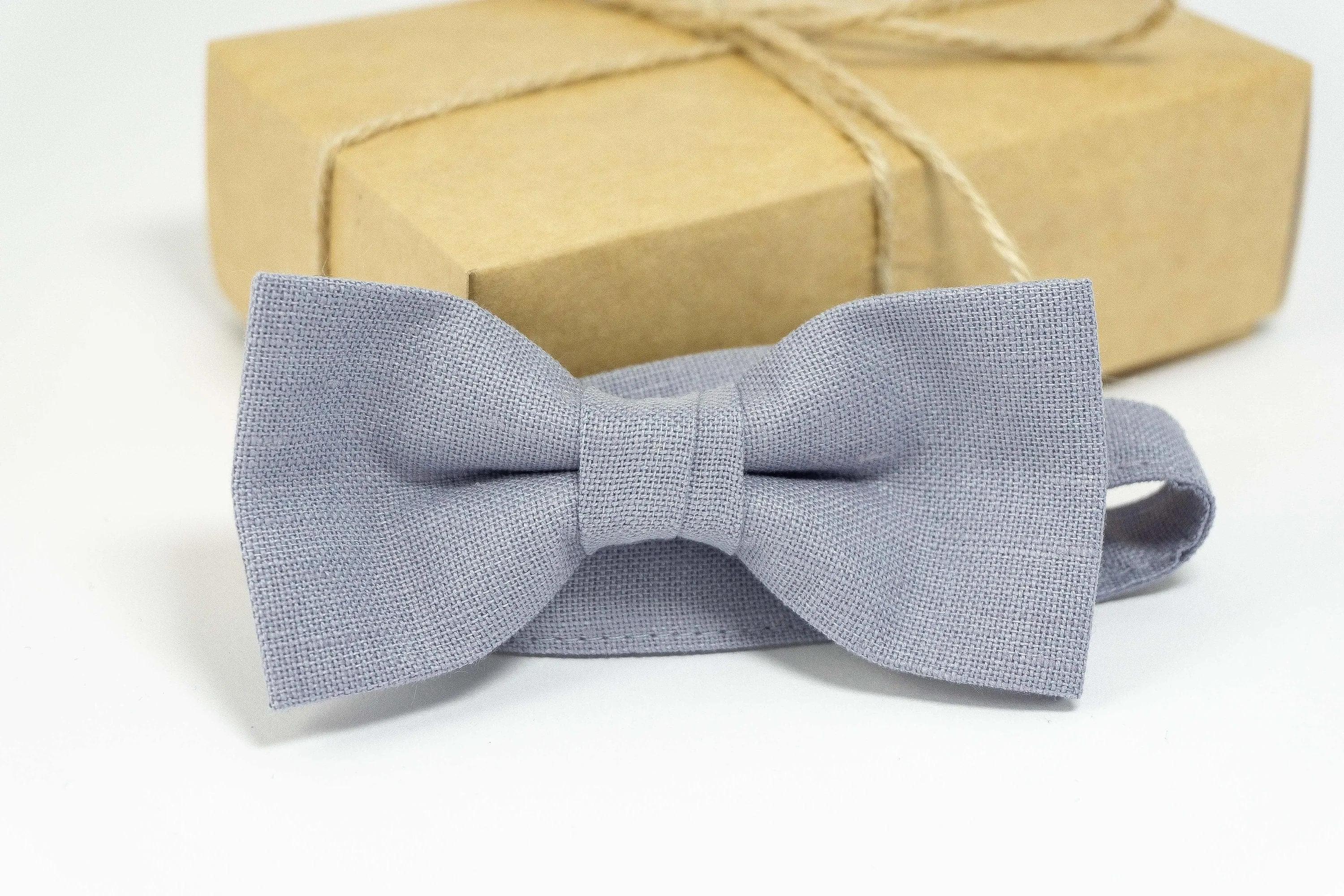 Lilac Gray bow tie | Lilac Gray mens wedding bow ties Lilac Gray groomsmen ties - ties for wedding