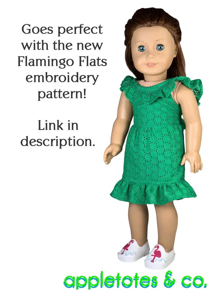 Lucy Dress Sewing Pattern for 18 Inch Dolls