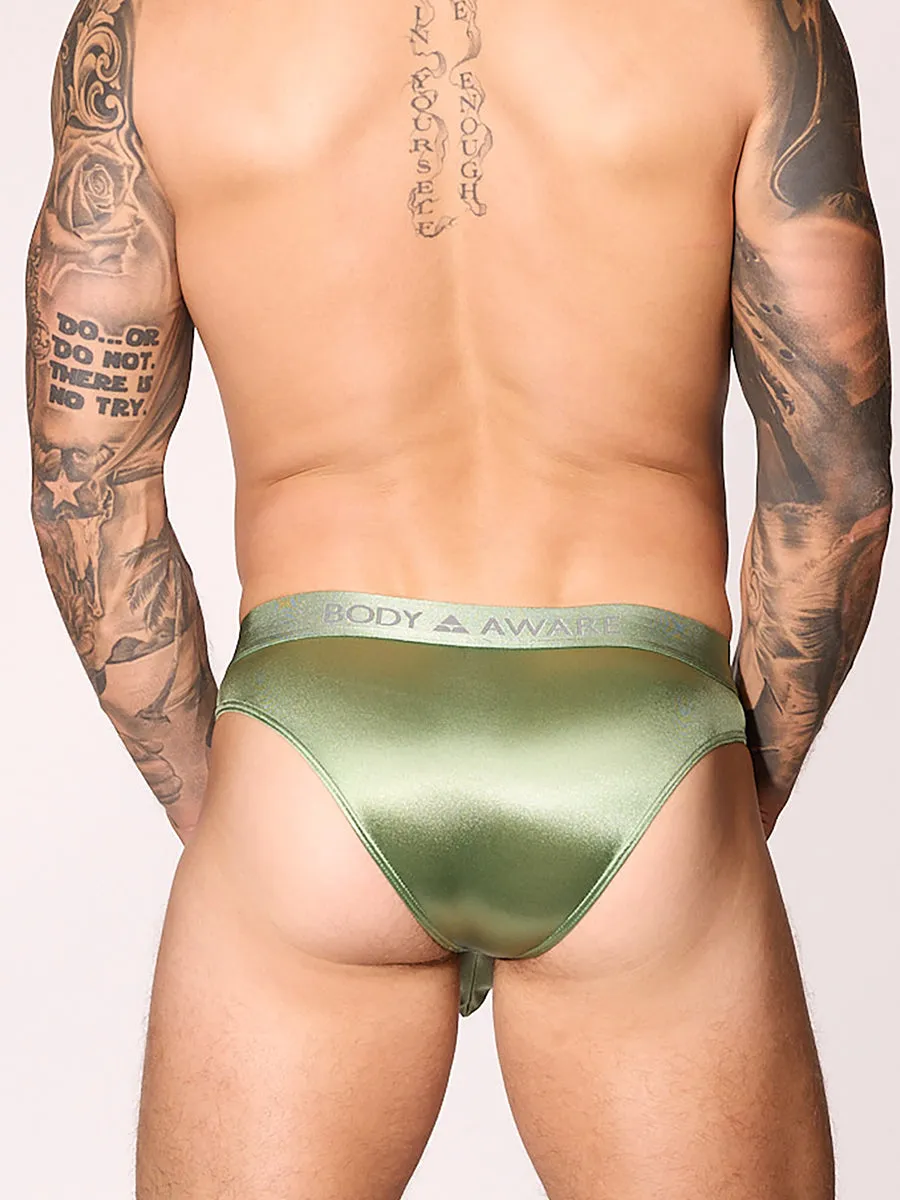 Luxe Satin Logo Brief