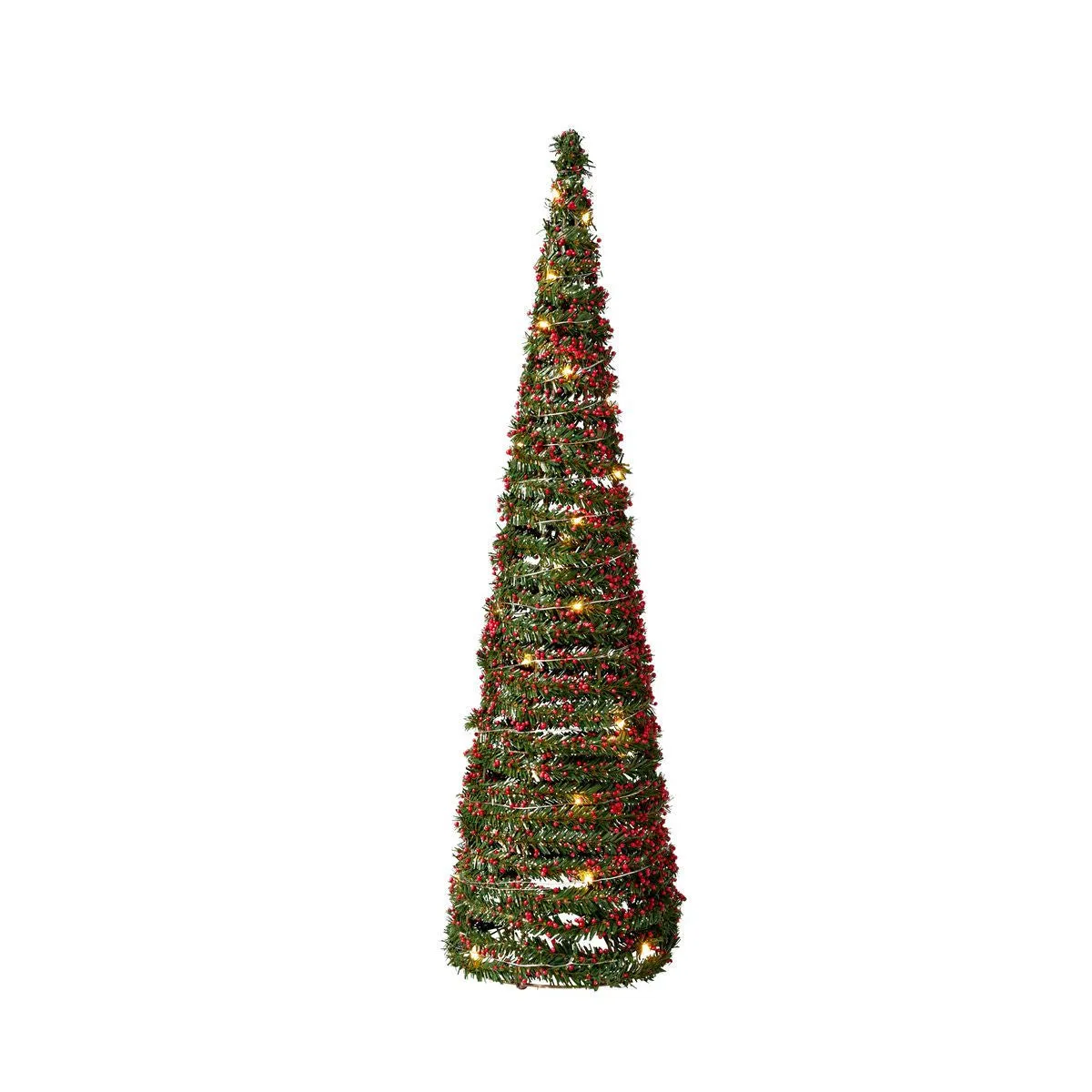 Made for Minimax LED Conical Pine Berry Tree Red 16cm x 60cm