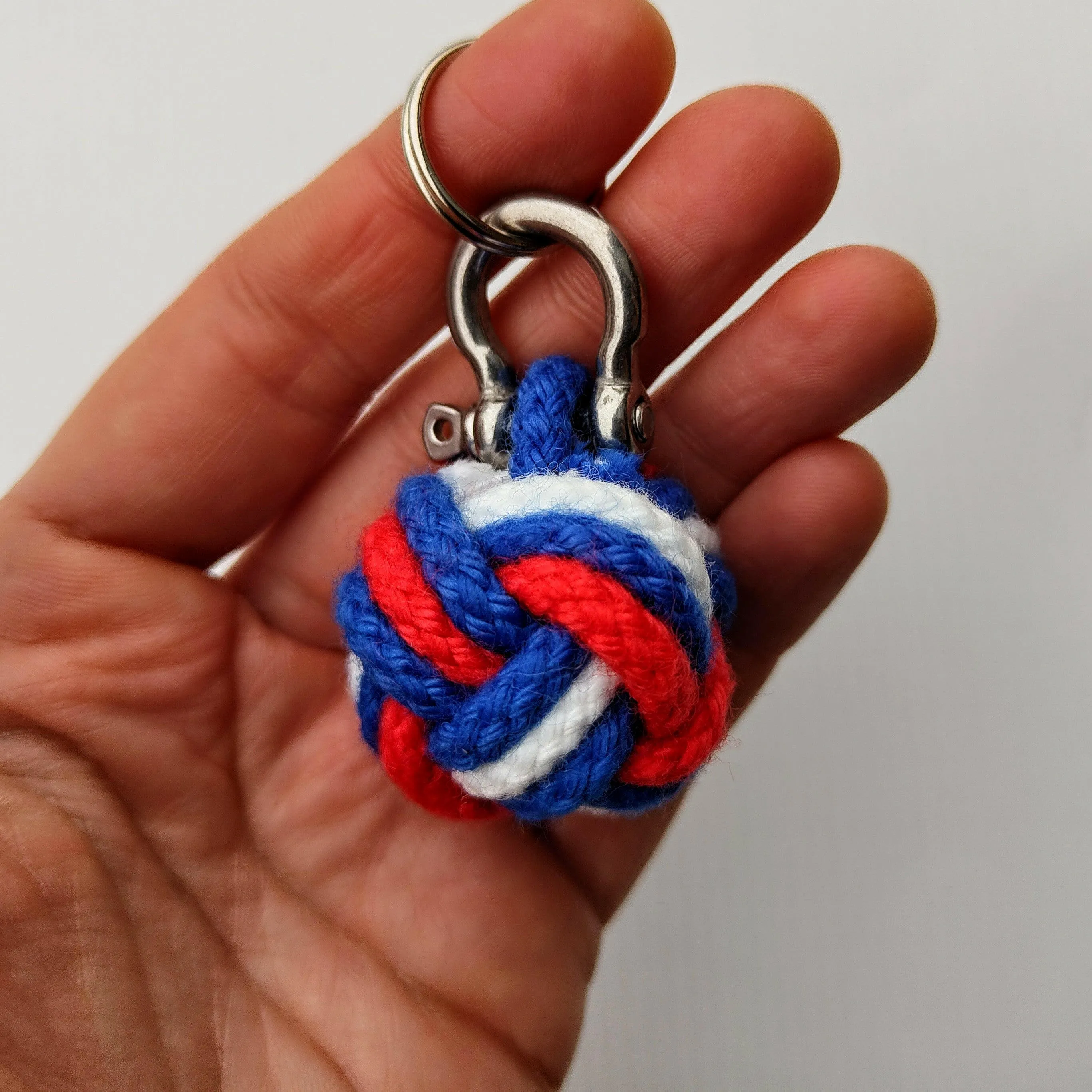 Manrope Knot Ball Key Ring