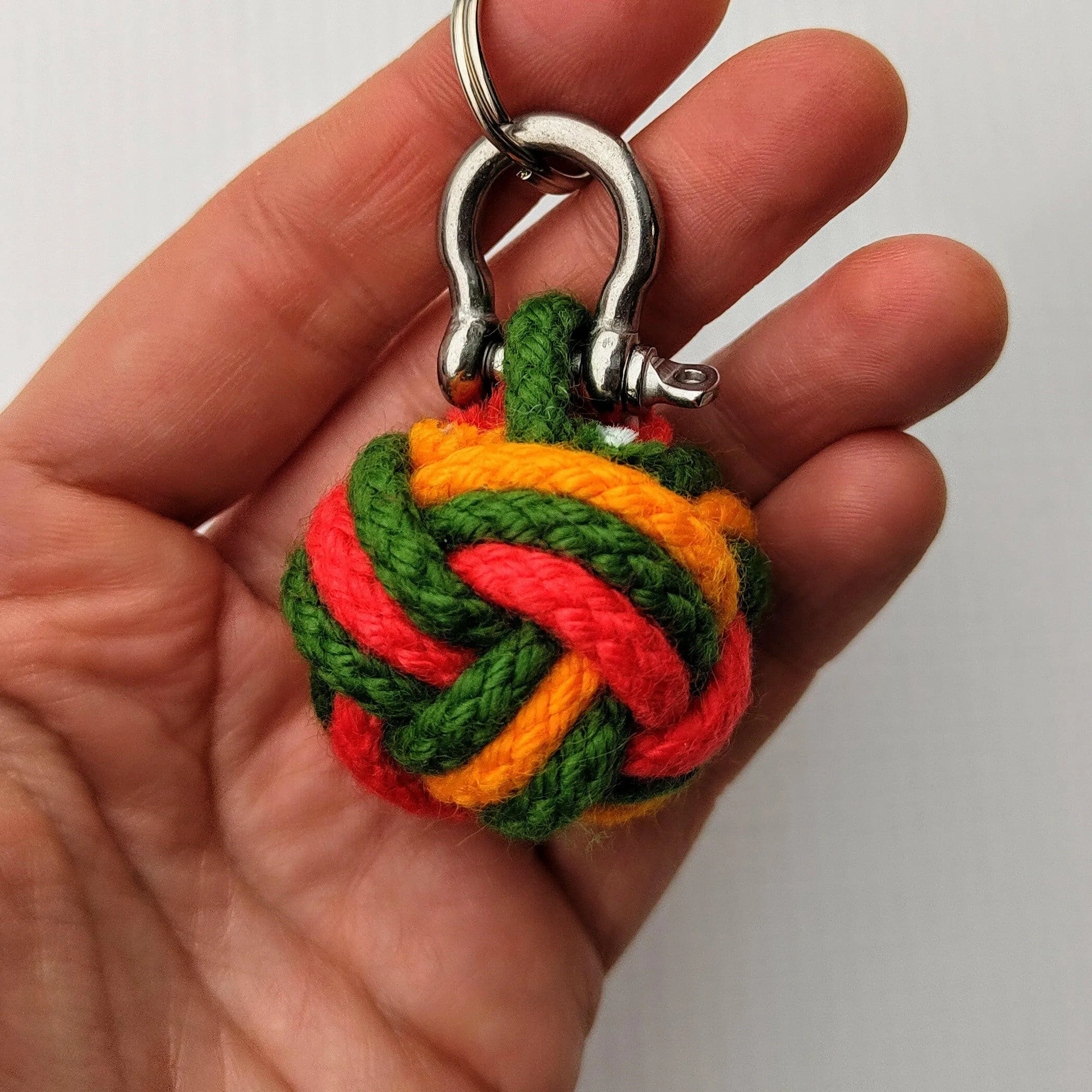 Manrope Knot Ball Key Ring