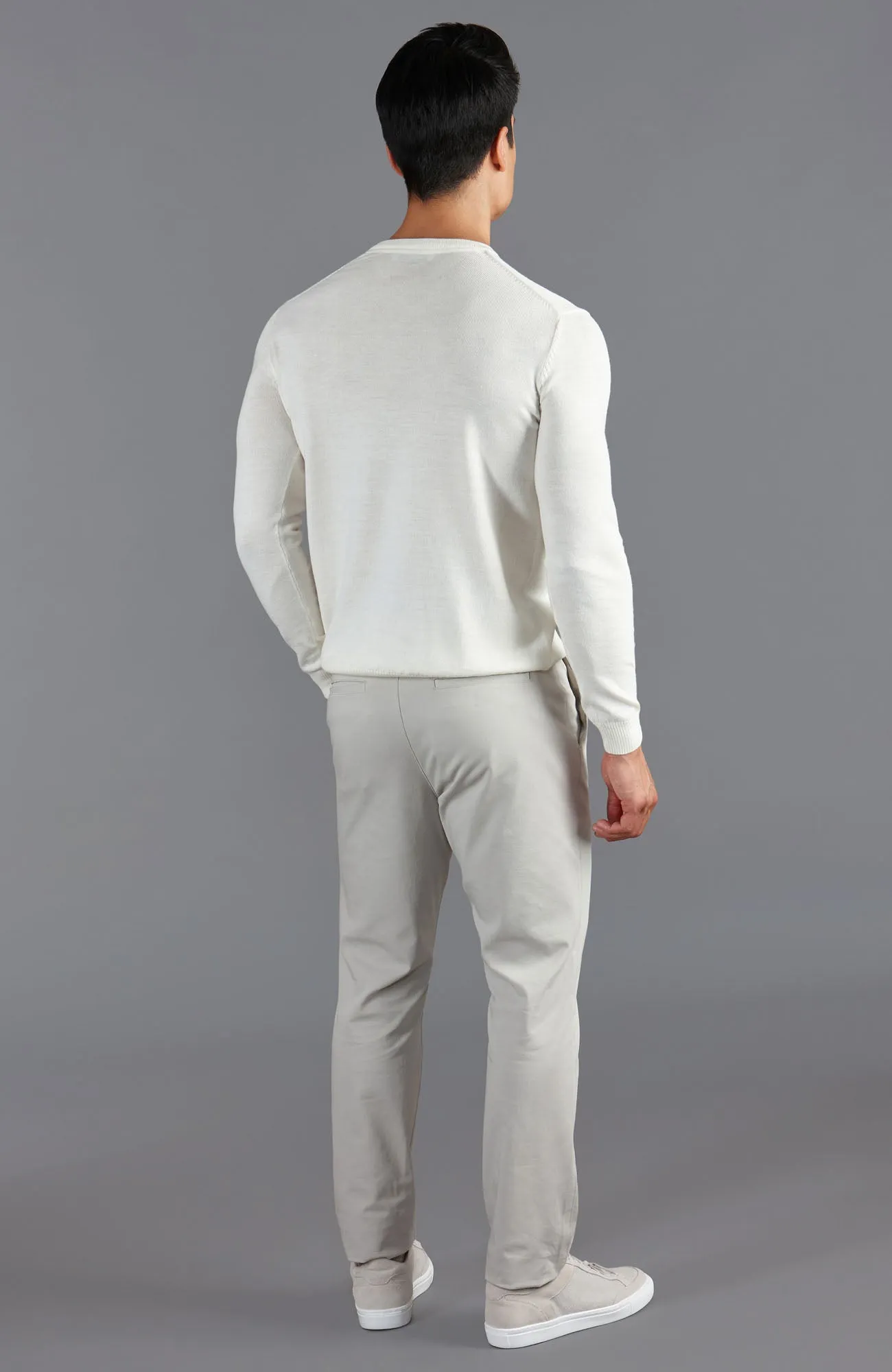 Mens Extra Fine Merino Wool Crew Neck Jumper