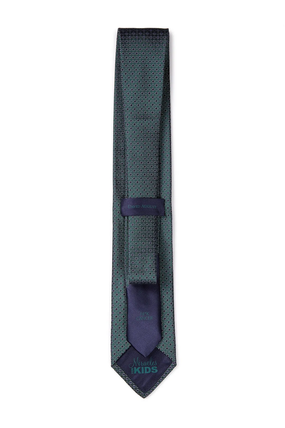 Miracles For Kids Exclusive Silk Jacquard Tie - Green