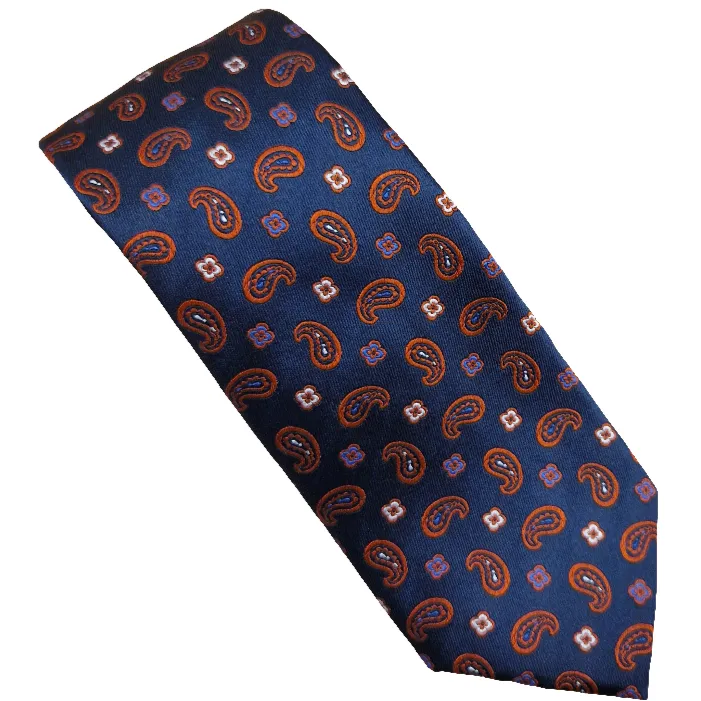 Neat Paisley Woven Tie