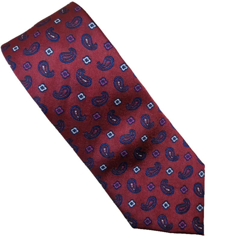 Neat Paisley Woven Tie