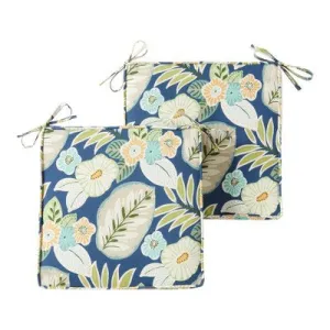 New - Kensington Garden 2pc 18"x18" Outdoor Chair Cushions Marlow