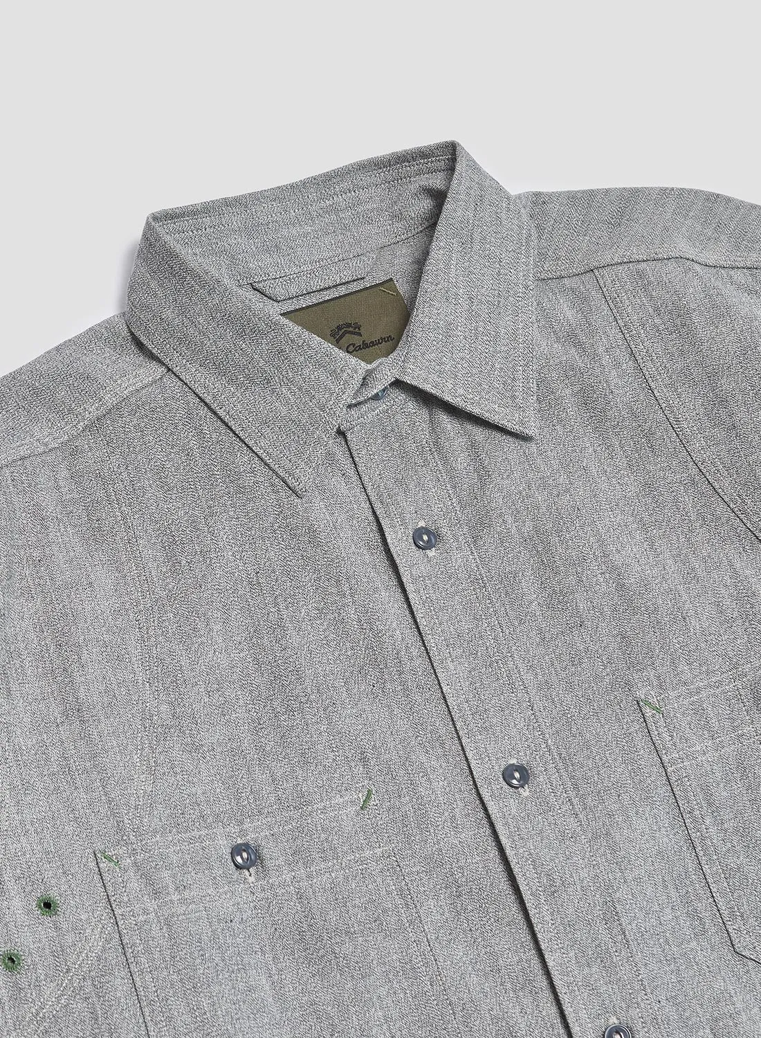 New Medical Shirt Salt & Pepper in Light Grey