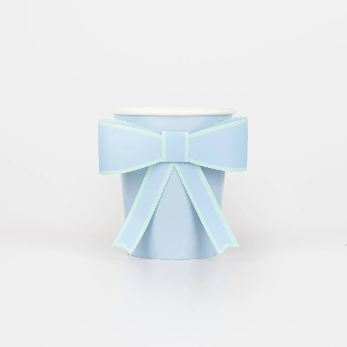 Pastel Bow Party Cups x 8