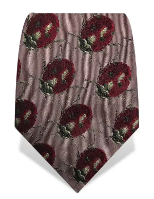 Pink Lady Bugs Tie