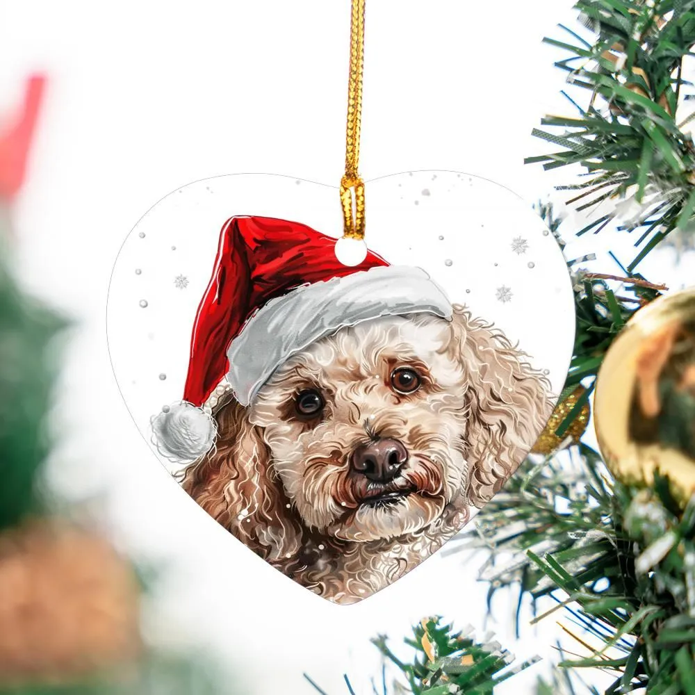 Poodle-2 Christmas Ornament