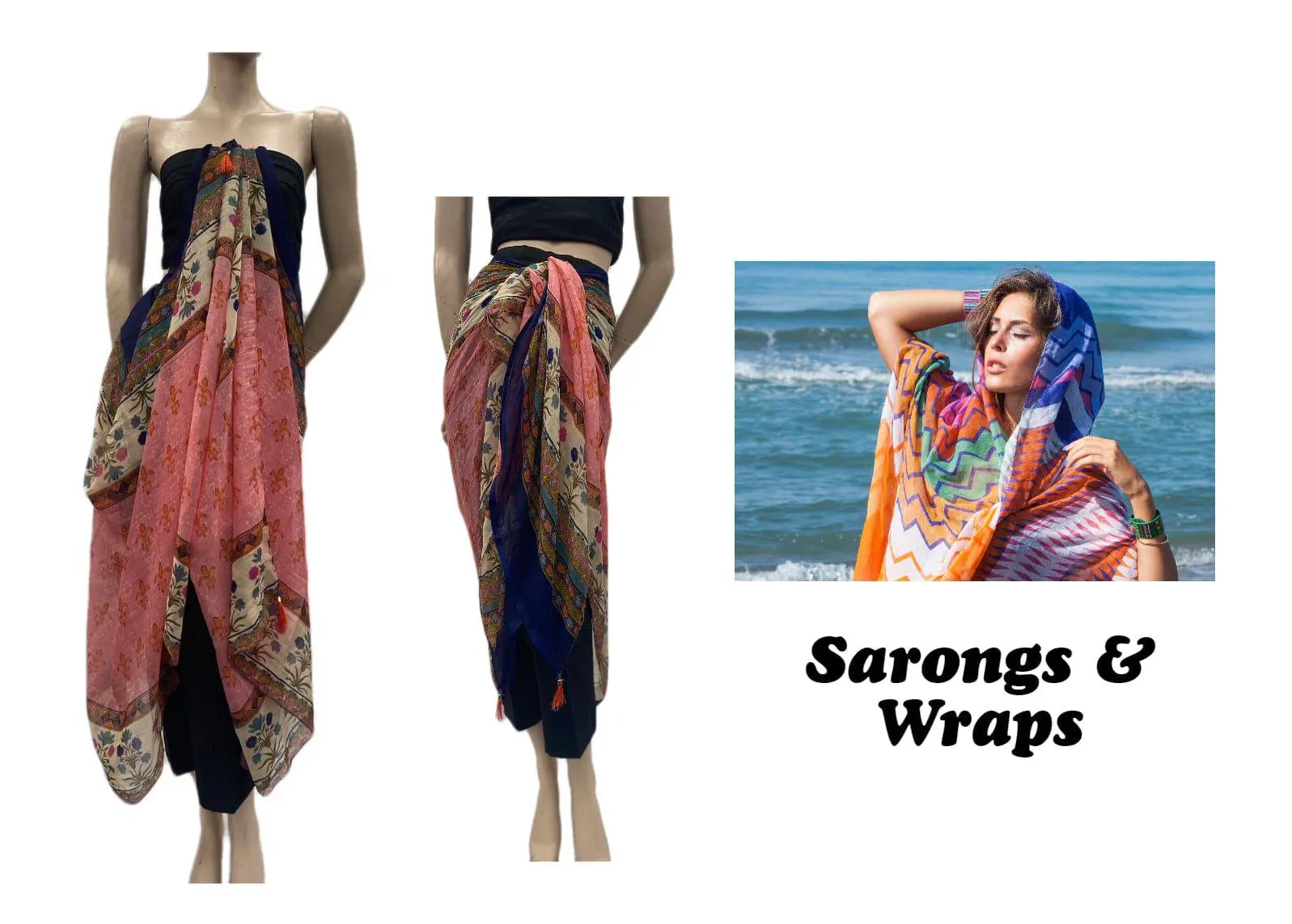 Printed Chiffon Sarong - 15