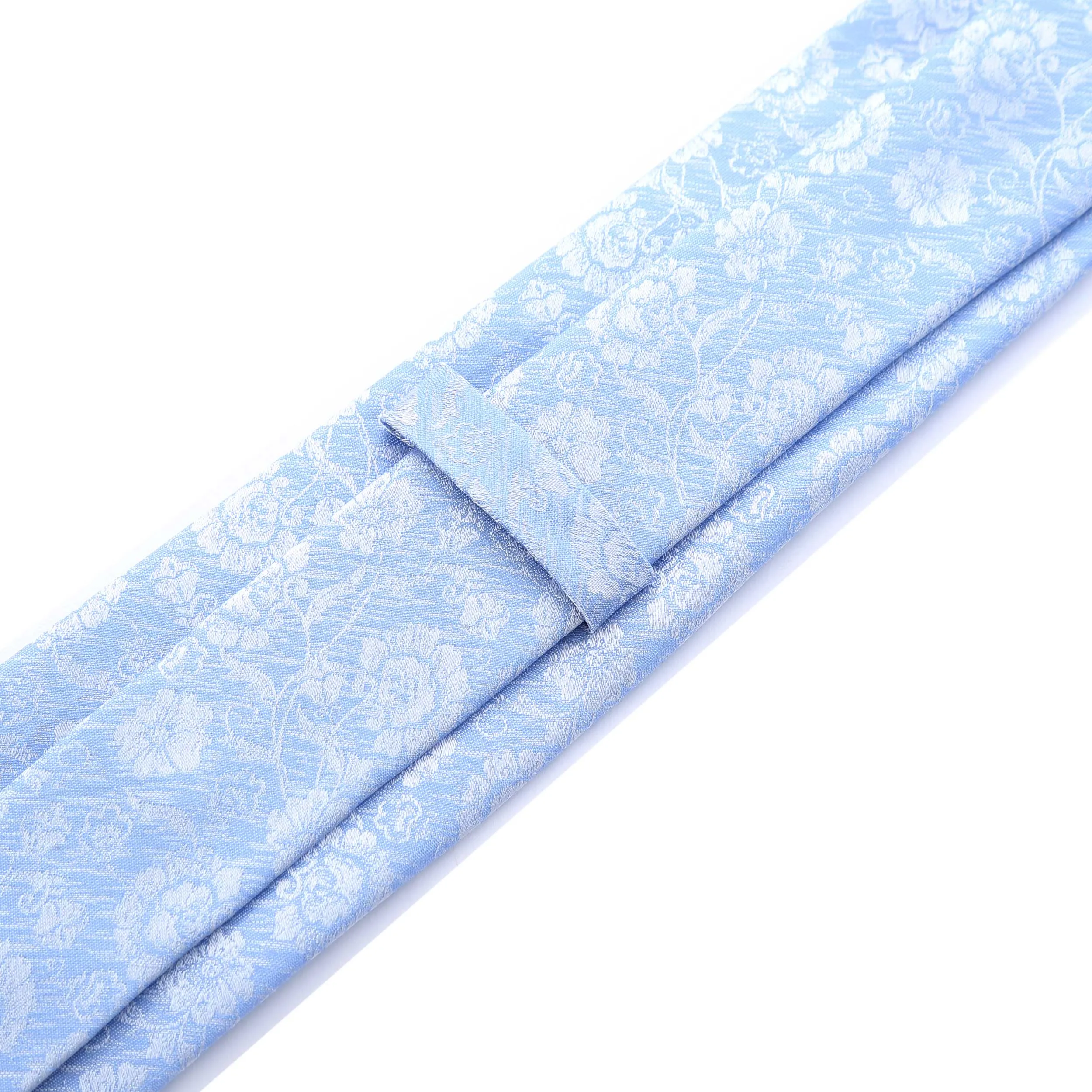 Remus Uomo Brushed Tie & Hank Set in Sky Blue