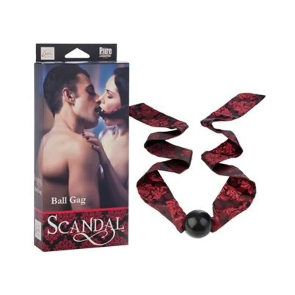 Scandal Ball Gag Red/Black