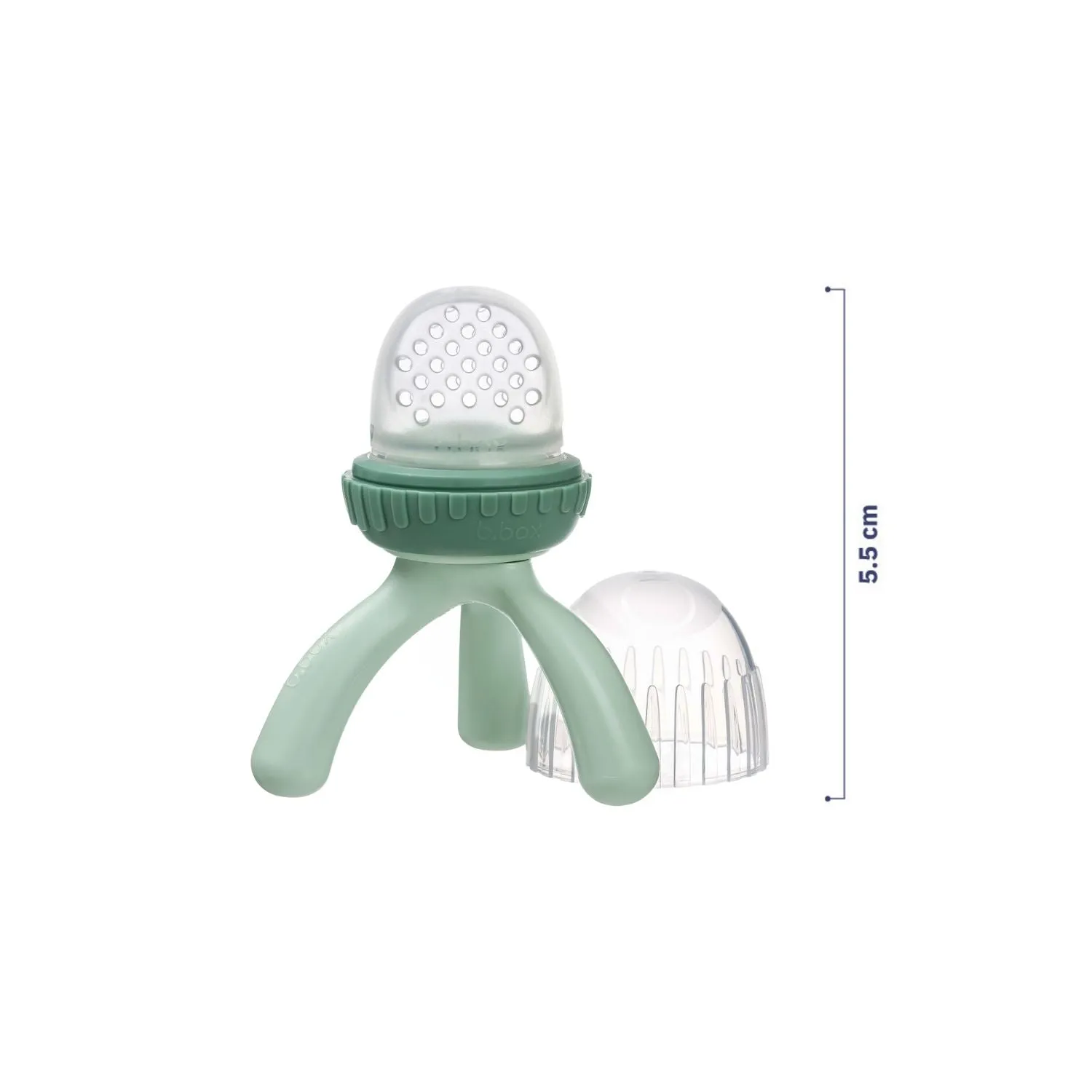 Silicone Fresh Food Feeder Sage Green