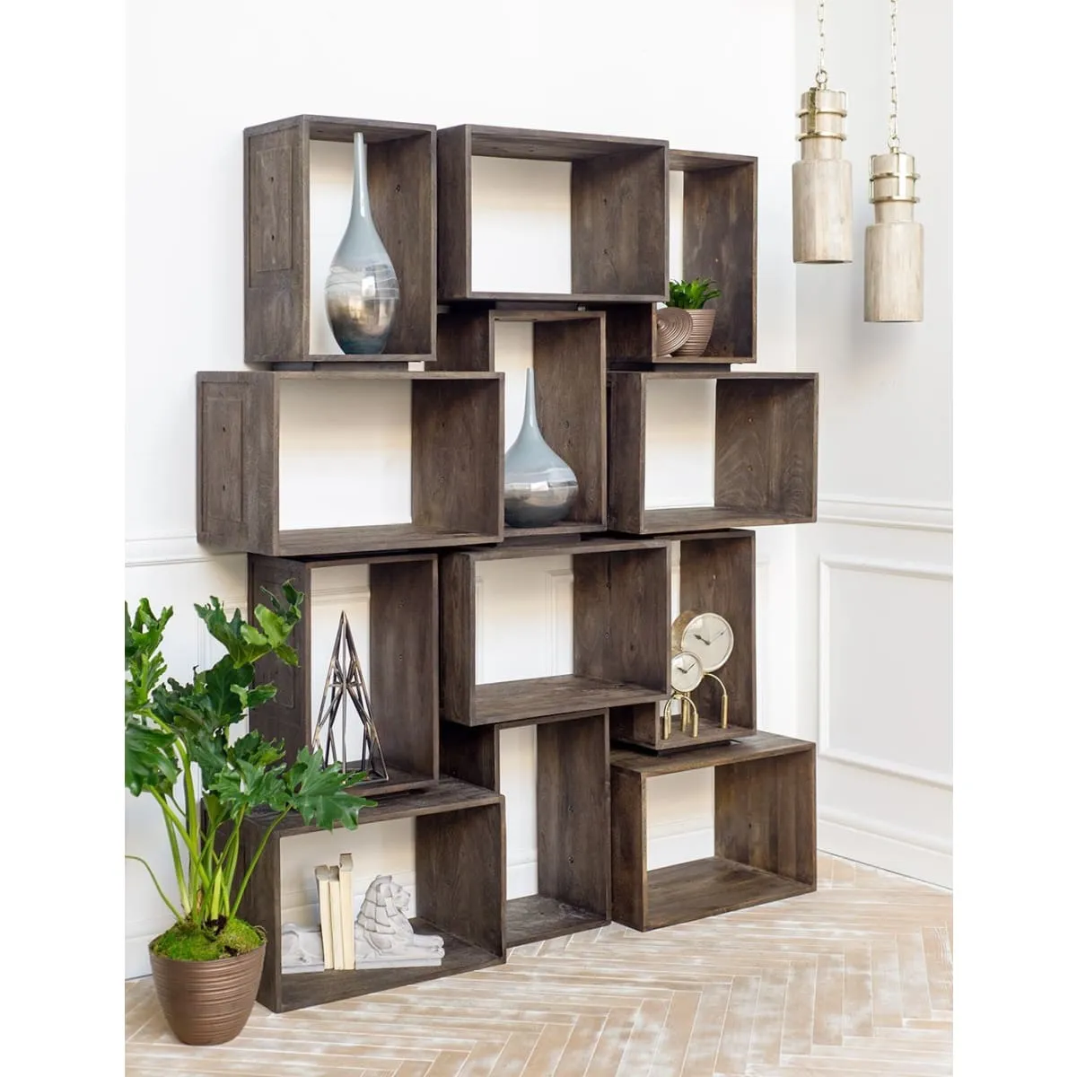 Simul Shelving Unit Gun Metal Gray | Small