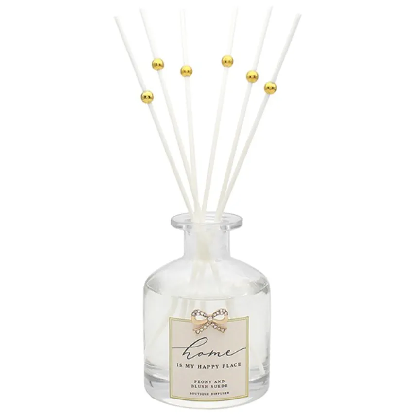 Stylish Diffuser With A Gold Diamante' Bow (9 Designs)